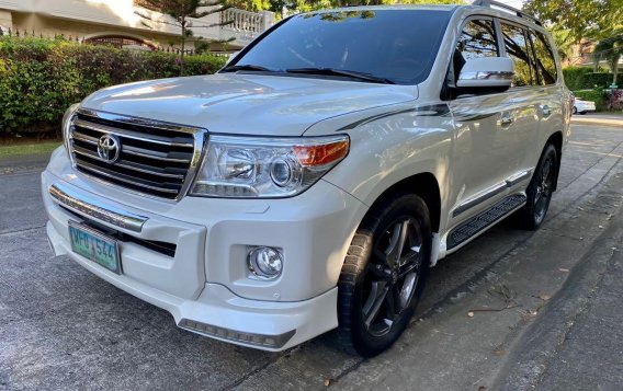 Pearl White Toyota Land Cruiser 2013 for sale in Automatic-5