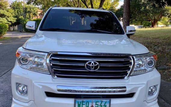 Pearl White Toyota Land Cruiser 2013 for sale in Automatic-2