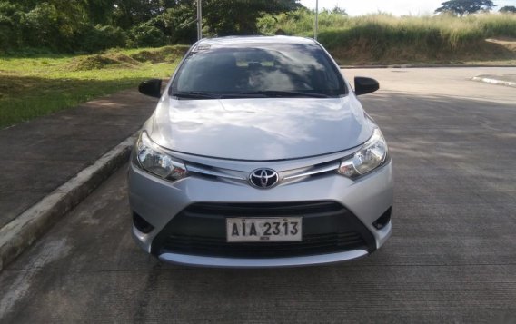 Silver Toyota Vios 2015 for sale in Manual-1
