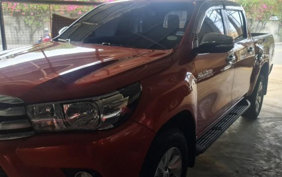 Selling Orange Toyota Hilux 2016 in Pasig