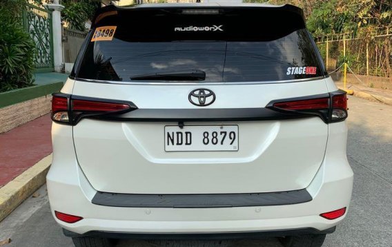 Pearl White Toyota Fortuner 2017 for sale in Tanza-4