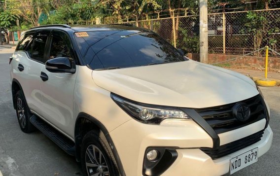 Pearl White Toyota Fortuner 2017 for sale in Tanza-1