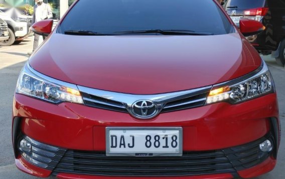 Red Toyota Corolla Altis 2019 for sale in San Pascual-0