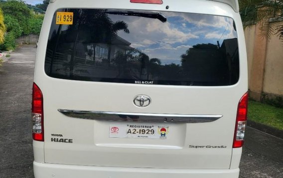 Selling Pearl White Toyota Hiace Super Grandia 2018 in Malabon-3