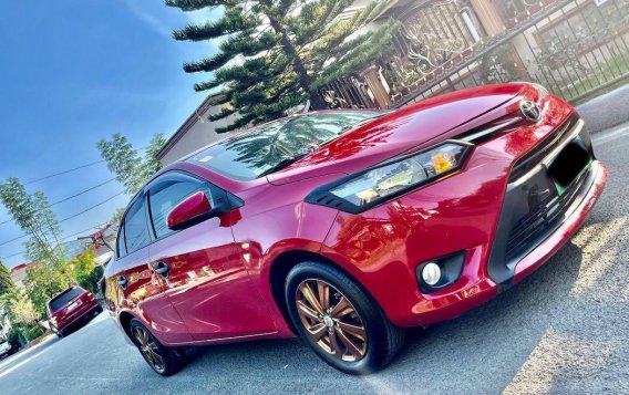 Red Toyota Vios 2013 for sale in Automatic