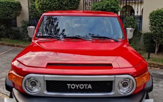Red Toyota Fj Cruiser 2016 for sale in Automatic-1