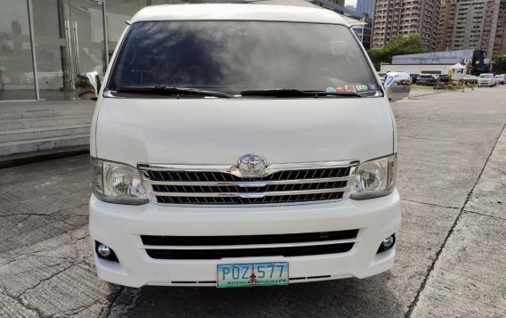 Pearl White Toyota Hiace Super Grandia 2011 for sale in Pasig-2