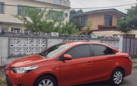 Selling Orange Toyota Vios 2017 in Manila-1