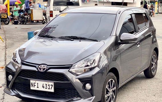 Grey Toyota Wigo 2021 for sale in Manual-1