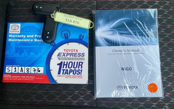 Grey Toyota Wigo 2021 for sale in Manual-3
