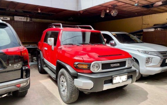 Selling Red Toyota Fj Cruiser 2015 in Marilao