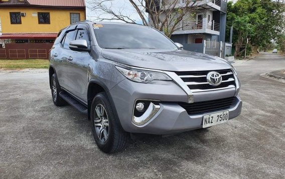 Silver Toyota Fortuner 2017 for sale in Noveleta