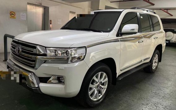 Pearl White Toyota Land Cruiser 2019 for sale in Automatic-3