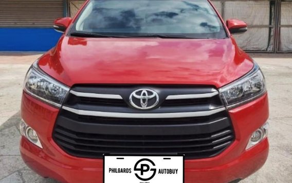 Red Toyota Innova 2017 for sale in Las Piñas