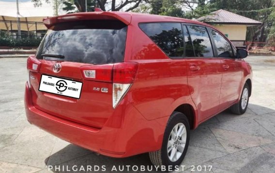 Red Toyota Innova 2017 for sale in Las Piñas-7