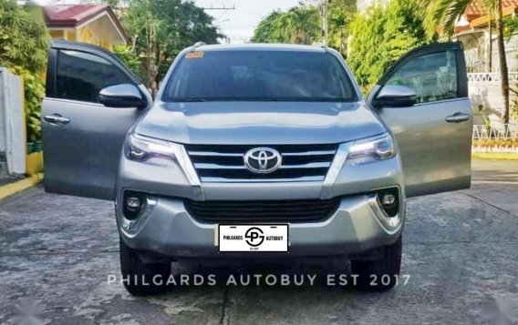 Silver Toyota Fortuner 2019 for sale in Automatic