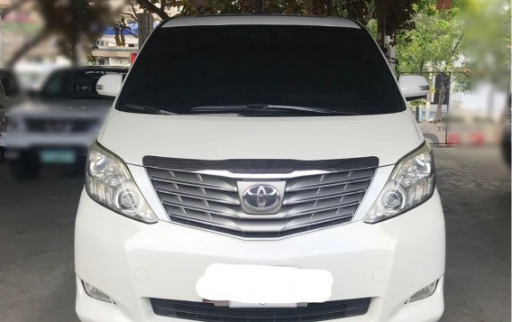 Pearl White Toyota Alphard 2011 for sale in Pasig-1