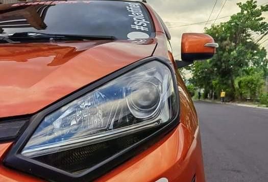Orange Toyota Wigo 2017 for sale in Automatic-4