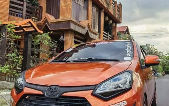 Orange Toyota Wigo 2017 for sale in Automatic-1