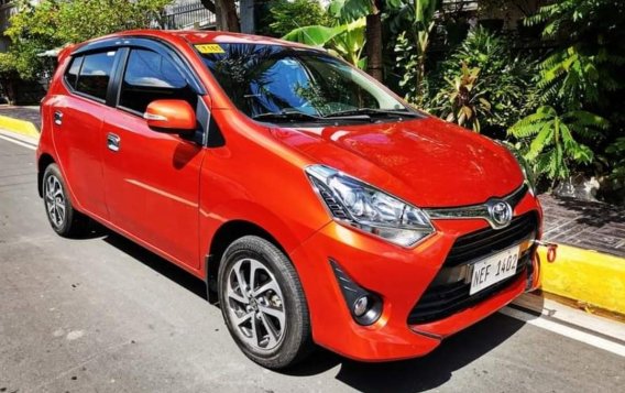 Orange Toyota Wigo 2019 for sale in Pasay