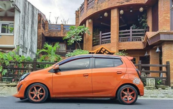 Orange Toyota Wigo 2017 for sale in Automatic-2