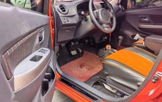 Orange Toyota Wigo 2017 for sale in Automatic-6