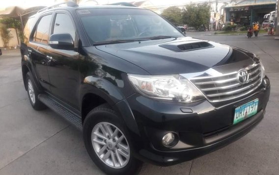 Black Toyota Fortuner 2013 for sale in Santa Rosa