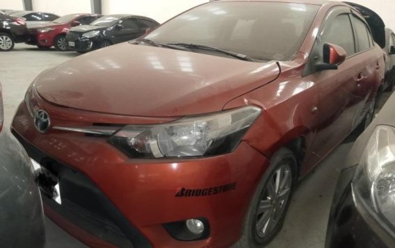 Orange Toyota Vios 2017 for sale in Quezon 