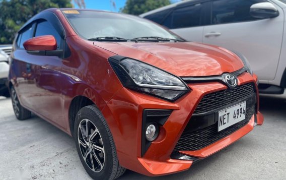 Selling Orange Toyota Wigo 2021 in Quezon City-1