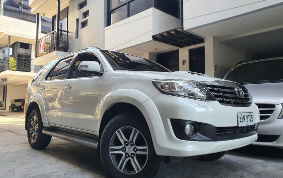 Sell Pearl White 2015 Toyota Fortuner in Quezon City