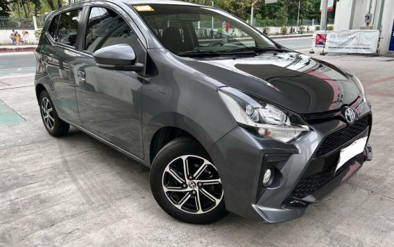 Selling Grey Toyota Wigo 2021 in Quezon City