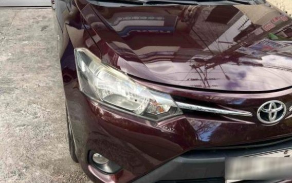 Red Toyota Vios 2017 for sale in Manual