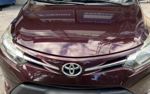 Red Toyota Vios 2017 for sale in Manual-1