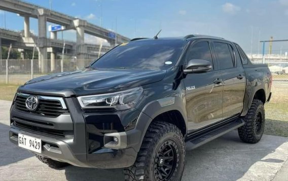 Black Toyota Hilux 2021 for sale in Automatic