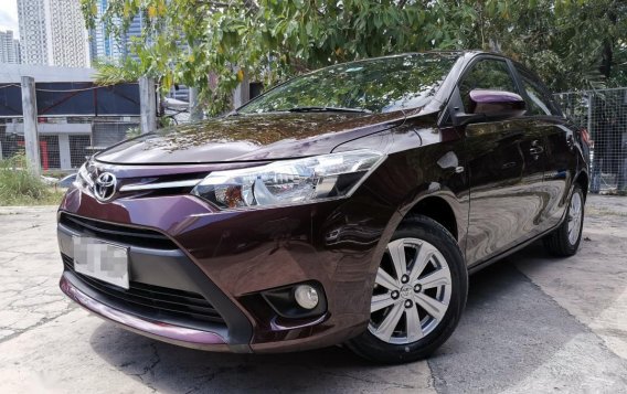 Red Toyota Vios 2018 for sale in Manila-1