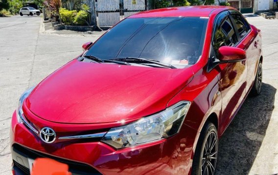 Red Toyota Vios 2015 for sale in Manual-1