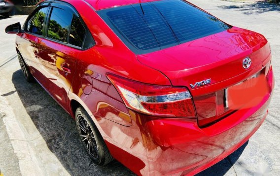 Red Toyota Vios 2015 for sale in Manual-2