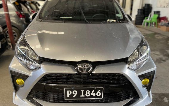 Silver Toyota Wigo 2021 for sale in Automatic