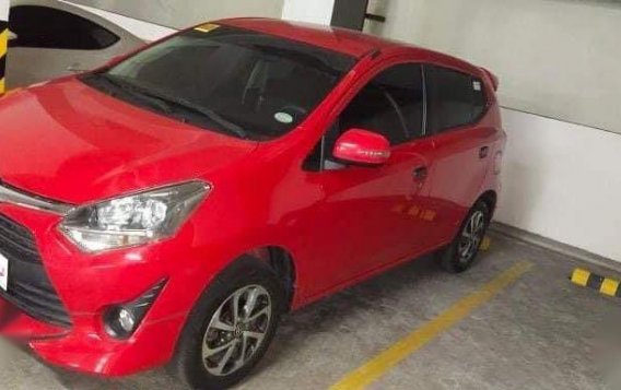 Red Toyota Wigo 2020 for sale in Manual
