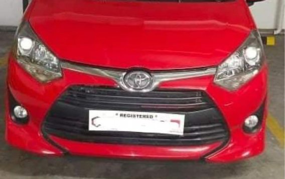 Red Toyota Wigo 2020 for sale in Manual-3