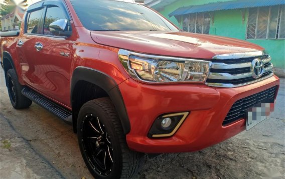 Orange Toyota Hilux 2017 for sale in Angeles -6