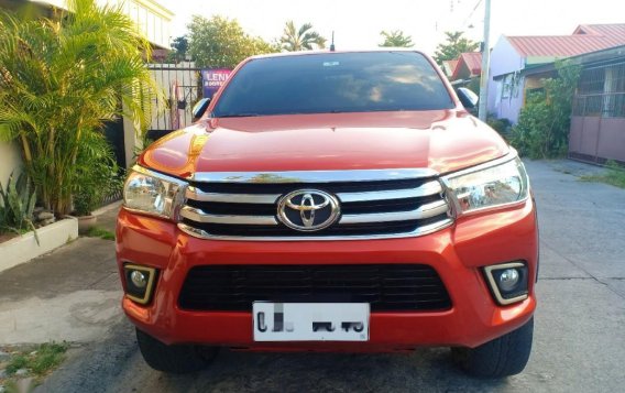 Orange Toyota Hilux 2017 for sale in Angeles -4