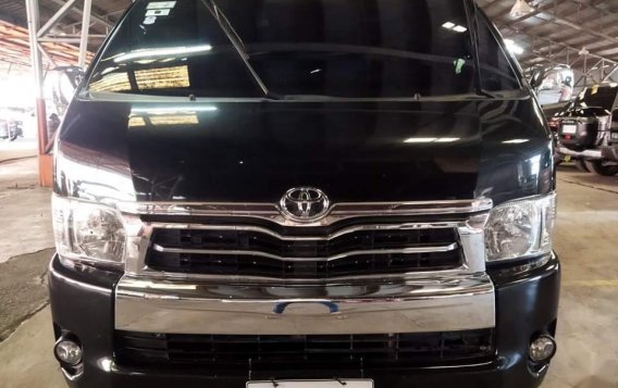 Black Toyota Hiace Super Grandia 2018 for sale in Automatic