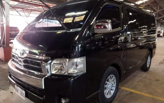 Black Toyota Hiace Super Grandia 2018 for sale in Automatic-4