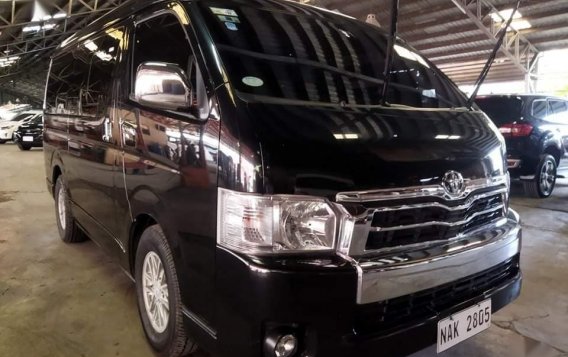 Black Toyota Hiace Super Grandia 2018 for sale in Automatic-1