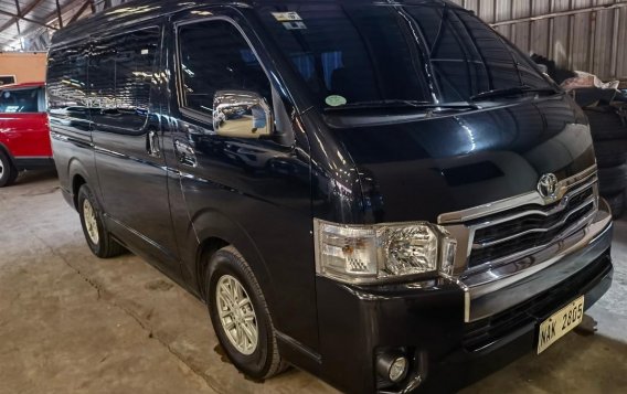 Black Toyota Hiace Super Grandia 2018 for sale in Automatic-2