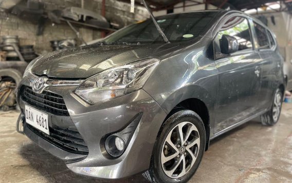 Selling Grey Toyota Wigo 2019 in Quezon City