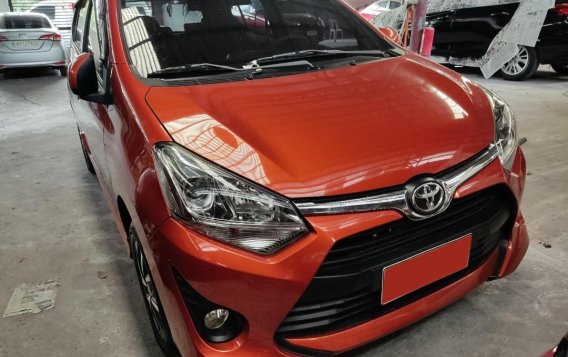 Selling Orange Toyota Wigo 2019 in Quezon City