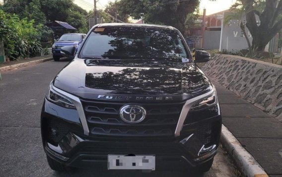 Sell Black 2021 Toyota Fortuner in Quezon City