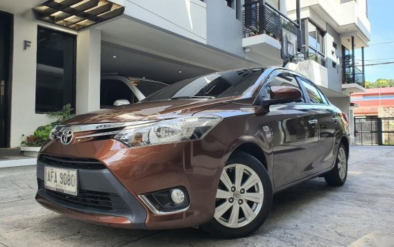 Sell Brown 2015 Toyota Vios in Quezon City-9